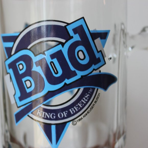 Bud King of Beers 1994 Mug Vintage Label BUD Anheuser Busch - Picture 6 of 6